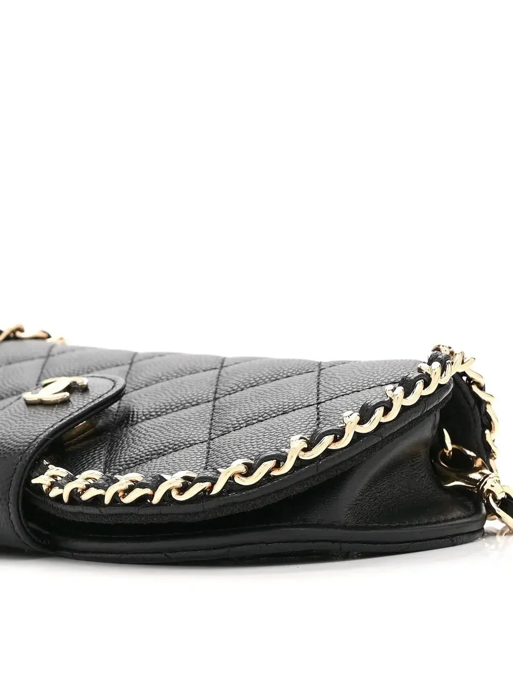 Chanel Caviar Quilted Chain Glasses #321492C18B